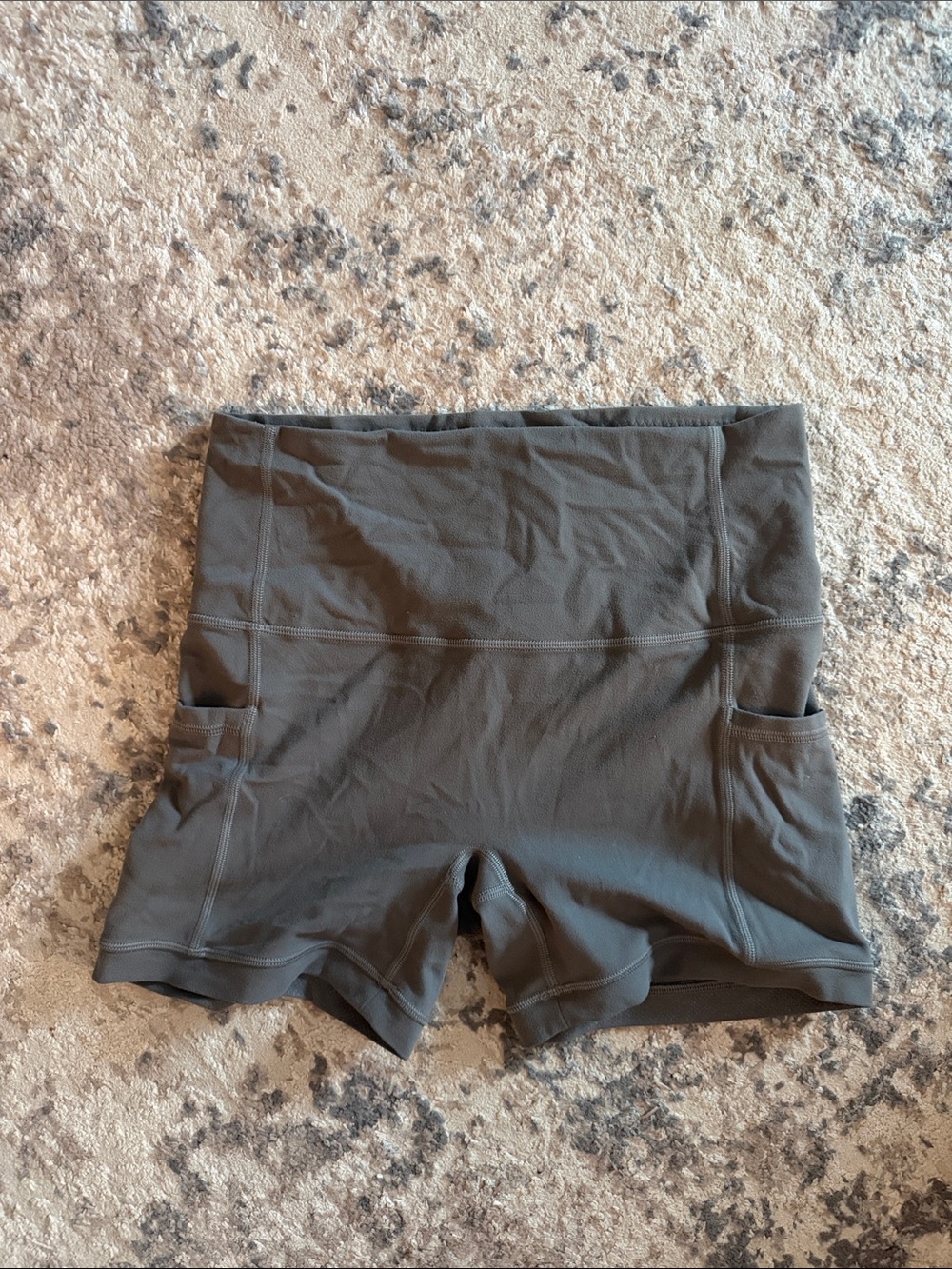Grey bike shorts